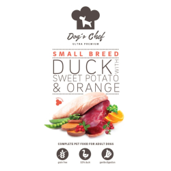 DOG'S CHEF Dogs Chef Duck with Sweet potato & Orange SMALL BREED 2kg