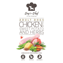 Dogs Chef Chicken with Sweet potato and Herbs ADULT 12 kg