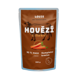 Kapsika LOUIE hovdzie s mrkvou 300g
