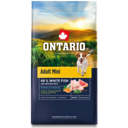 Krmivo Ontario Adult Mini Fish & Brown Rice 2,25kg