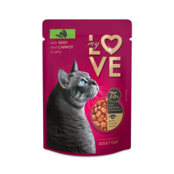 My Love kapsika pre maky s hovdzm msom a mrkvou v el 85 g