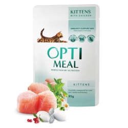 OPTIMEAL� Superpremium kapsi�ka pre ma�iatka s kurac�m m�som 85 g