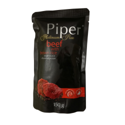 PIPER PLATINUM PURE kaps. hovdzie/hned rya 150g