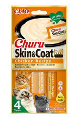 Pamlsok Inaba Churu Pyre cat skin & Coat Kura 4 tuby 56 g