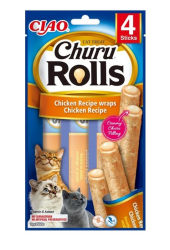 Pamlsok Inaba Churu Rolls cat Kura 4 tuby 40 g