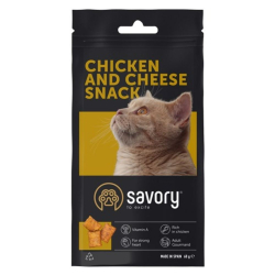 Savory Cat Snack Pillows Chicken&Cheese 60 g