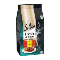 Sheba kapsi�ky fresh & fine kura, hov�dzie, jah�a 6x50g