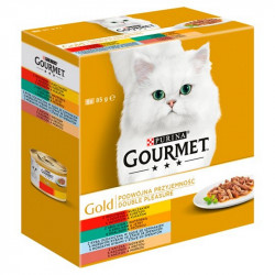 Gourmet gold box double pleasure konzerva pre maky 8 x 85 g