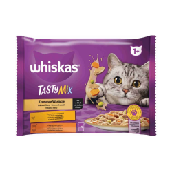 Whiskas Tasty mix v kr�movej om��ke 4 x 85 g