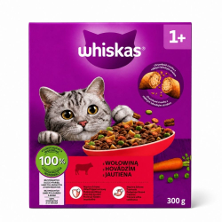 Whiskas cat adult granule pre dospel� ma�ky s hov�dz�m m�som 300 g