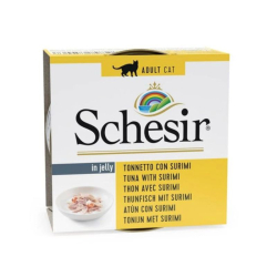 Schesir cat tuniak a krabie tyinky v el 85g