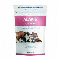 Alavis Calming mkk tablety pre psy a maky 45 g