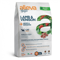 Alleva Holistic cat lamb and venison adult granule pre dospel maky 1,5 kg
