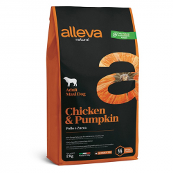 Alleva Natural dog chicken & pumpkin adult maxi granule pre psov 12 kg