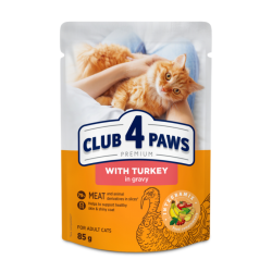 CLUB 4 PAWS Premium moracie msom v omke 85 g