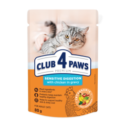 CLUB 4 PAWS Premium Sensitive digestion 80g