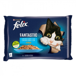 Felix Fantastic Lahodn vber z rb v el, losos a platesa 4 x 85 g
