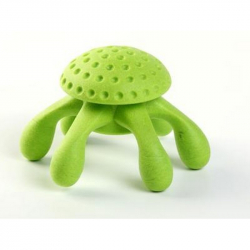 Kiwi Walker zelen chobotnica mini hraka pre psov z TPR peny 12 cm