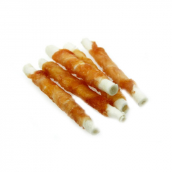 Sala� byvolia ty�inka obalen� kurac�m m�som pre psov 250 g