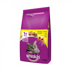 Whiskas cat adult granule pre dospel maky s kuracm msom 1,4 kg