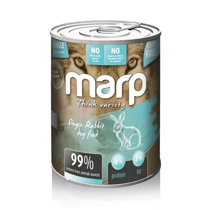 Marp Variety Single krlik konzerva pre psov 400g
