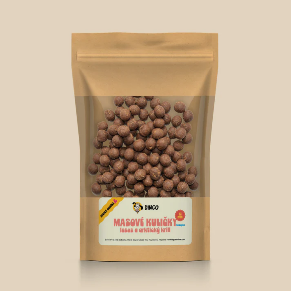 DINGO Msov guliky losos a arktick krill 12 mm 150g