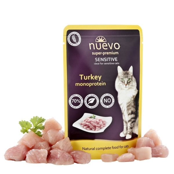 Nuevo Cat kapsika monoprotein turkey - 85g