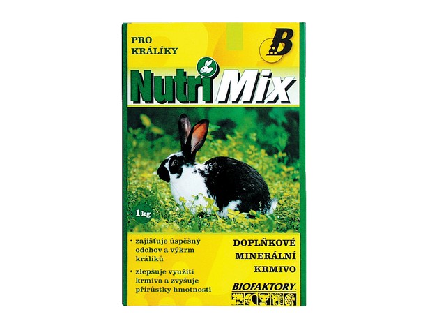 Biofaktory Nutri Mix pre krlky 1 kg