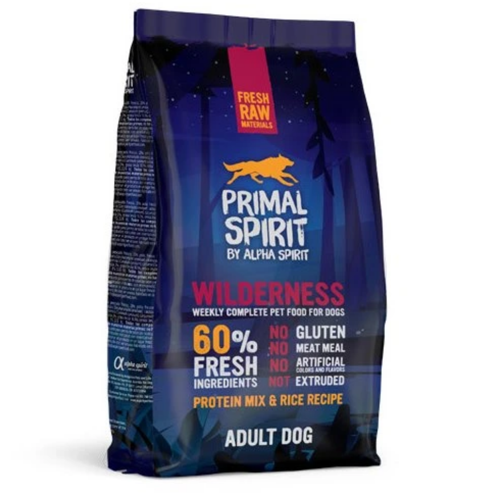 Primal Spirit Dog 60% Wilderness 1kg