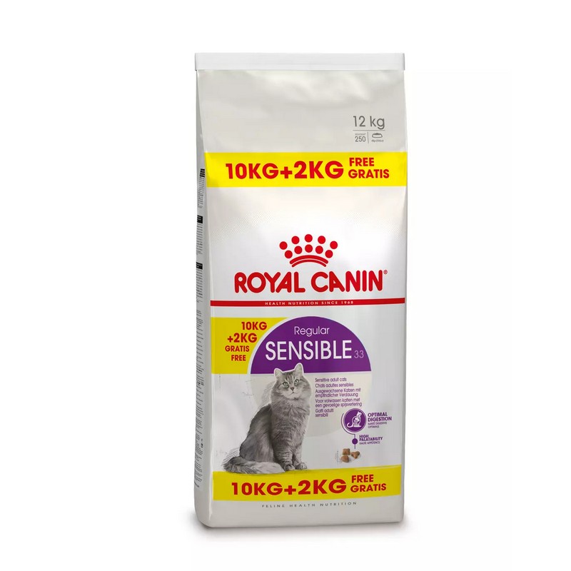 Royal Canin Sensible 10+2 kg Gratis