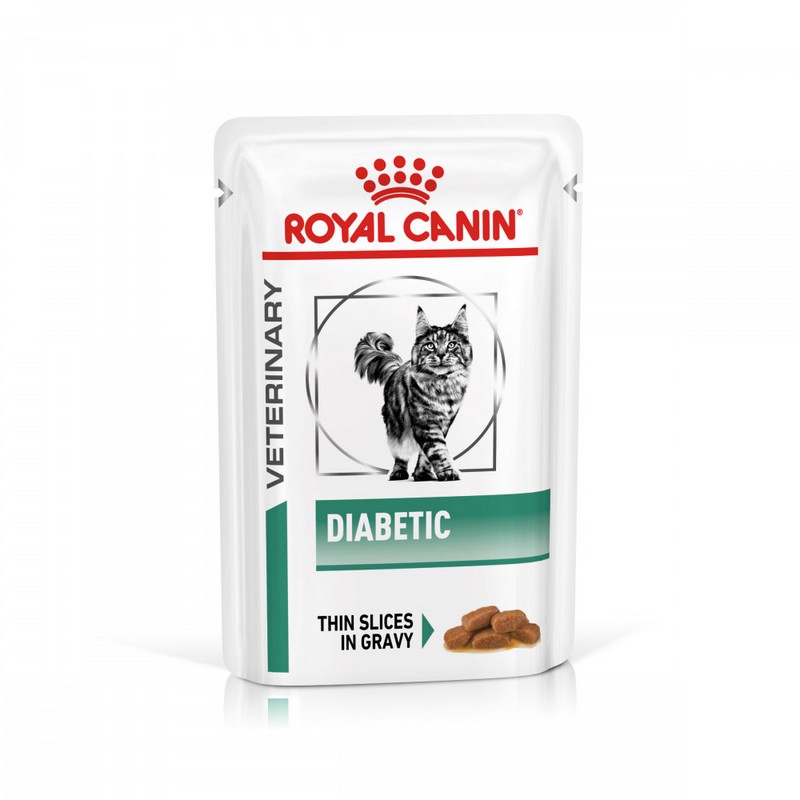 Royal Canin VHN diabetic cat pouch kapsika pre maky 12 x 85 g