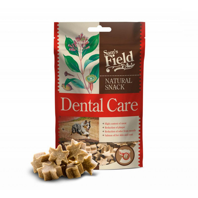 Sams Field natural snack dental care pochky pre psov 200g